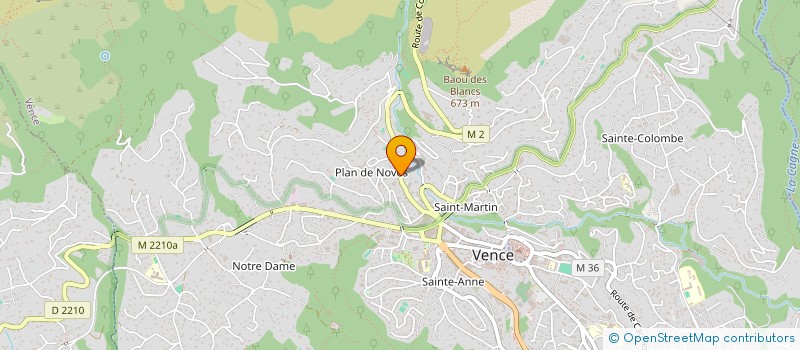 localisation de l'entreprise SCI SRDT à VENCE