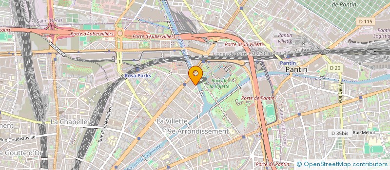 localisation de l'entreprise SCI SRE  PARIS