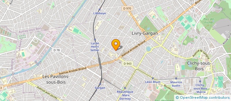 localisation de l'entreprise SCI SRG à LIVRY-GARGAN