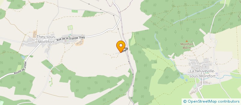 localisation de l'entreprise SCI SRG  THEY-SOUS-MONTFORT