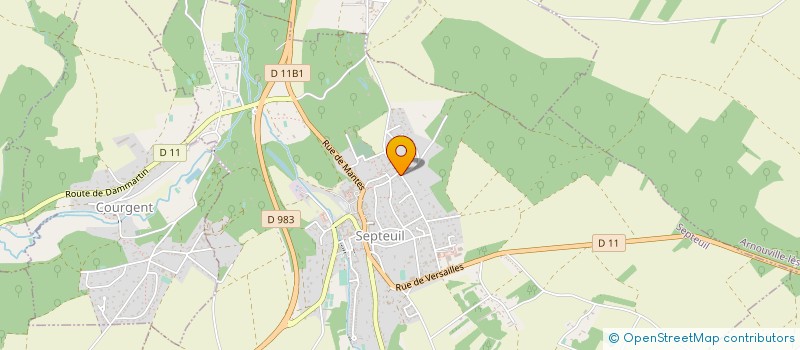 localisation de l'entreprise SCI SRH  SAULX-MARCHAIS