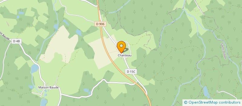 localisation de l'entreprise SCI SRIB  CHAMPEAU-EN-MORVAN