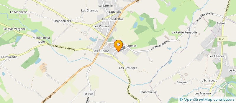 localisation de l'entreprise SCI SRIM à SEREILHAC