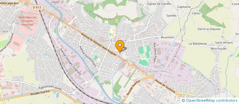 localisation de l'entreprise SCI SRJ  SAINT-JEAN-DE-THURAC