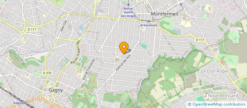 localisation de l'entreprise SCI SRJ à MONTFERMEIL