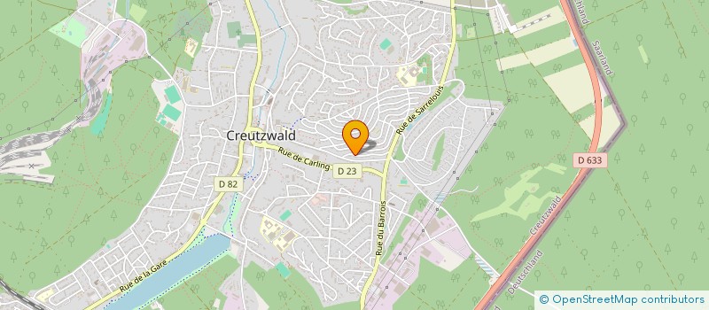 localisation de l'entreprise SCI SRK  CREUTZWALD