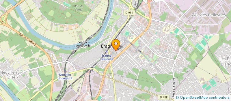 localisation de l'entreprise SCI SRMC  ERAGNY