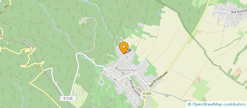 localisation de l'entreprise SCI SRONEK-GRISCHKO  WATTWILLER