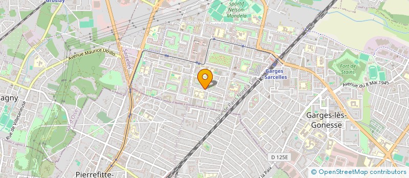 localisation de l'entreprise SCI SROUSSI  SARCELLES