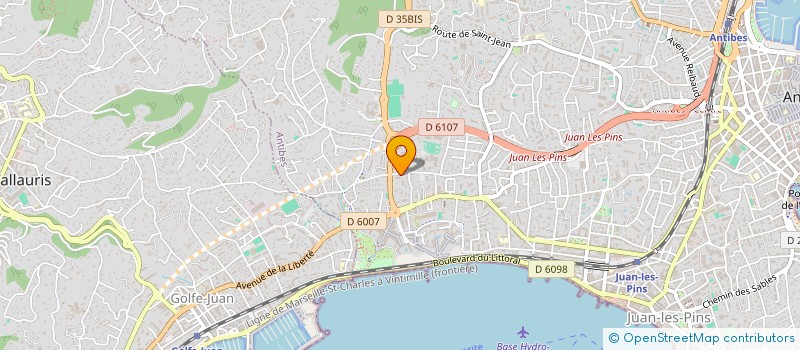 localisation de l'entreprise SCI SROUSSI FAMILY à ANTIBES