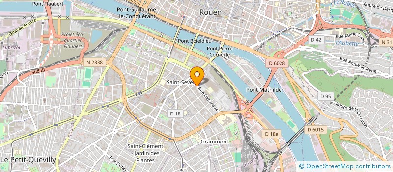 localisation de l'entreprise SCI SRP à ROUEN