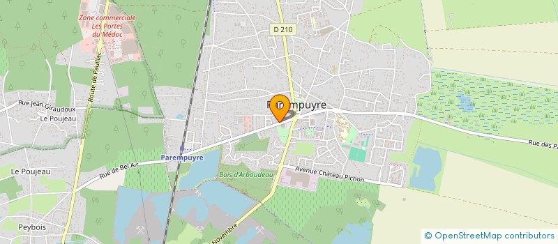 localisation de l'entreprise SCI SRP IMMO  PAREMPUYRE