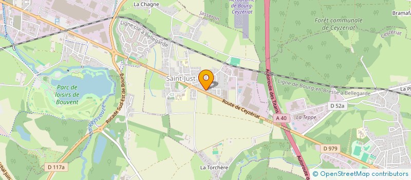 localisation de l'entreprise SCI SRP LIEGE à CEYZERIAT
