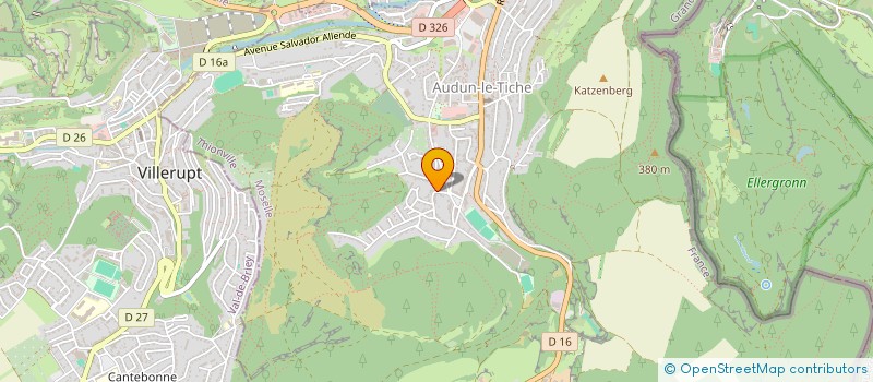 localisation de l'entreprise SCI SRV IMMO  AUDUN-LE-TICHE