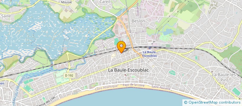 localisation de l'entreprise SCI SRVL  LA BAULE-ESCOUBLAC