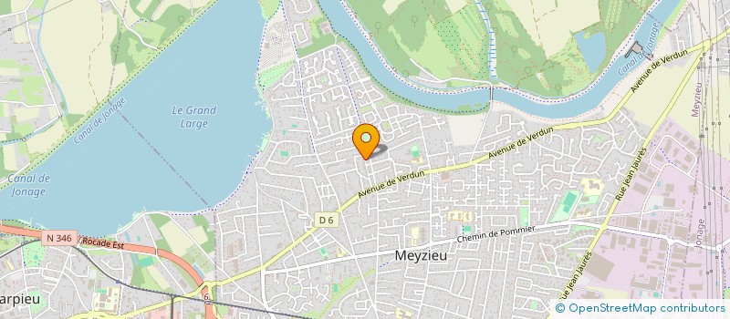 localisation de l'entreprise SCI SS MEYZIEU à MEYZIEU