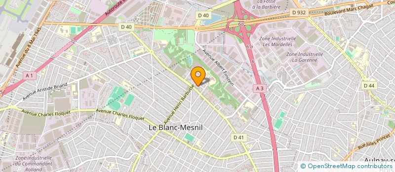 localisation de l'entreprise SCI SSA IMMO à LE BLANC-MESNIL