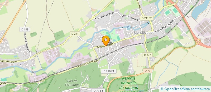 localisation de l'entreprise SCI SSB  BLENDECQUES