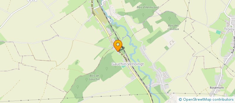 localisation de l'entreprise SCI SSBBC  GAUCHIN-VERLOINGT