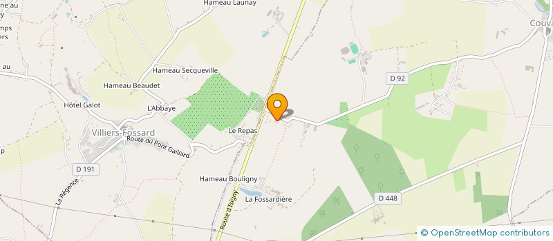 localisation de l'entreprise SCI SSC  COUVAINS