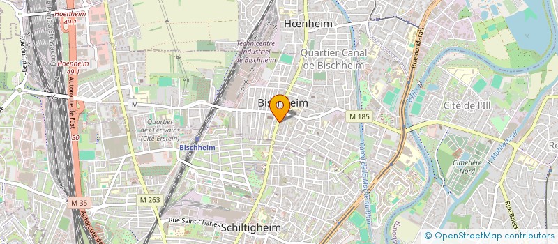 localisation de l'entreprise SCI SSE  BISCHHEIM