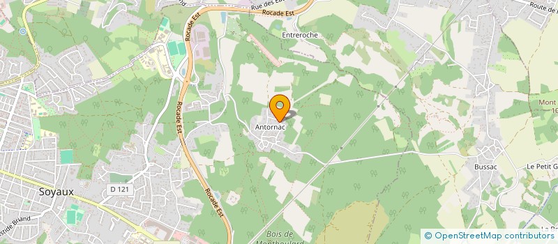 localisation de l'entreprise SCI SSH  SOYAUX