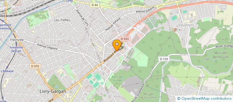 localisation de l'entreprise SCI SSH AVENIR à LIVRY-GARGAN