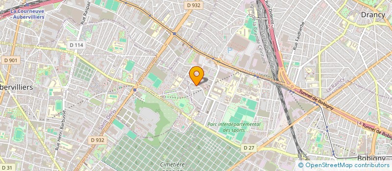 localisation de l'entreprise SCI SSJK  BOBIGNY