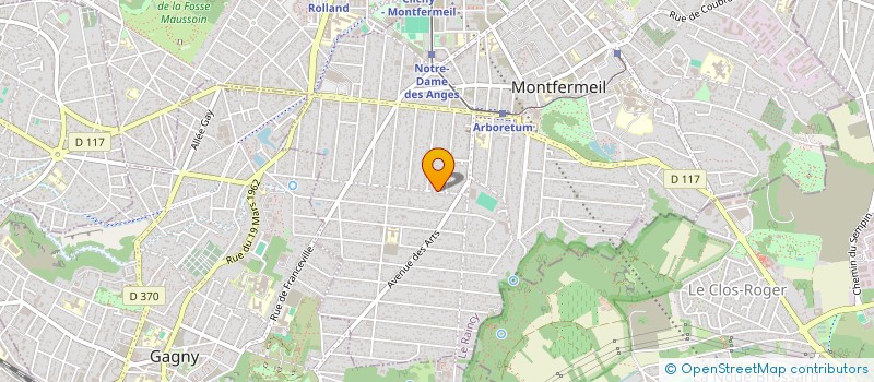 localisation de l'entreprise SCI SSP à MONTFERMEIL