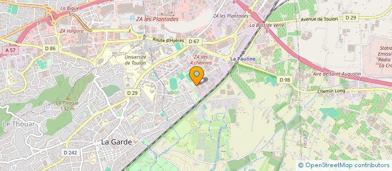 localisation de l'entreprise SCI-SSV-LG à LA GARDE