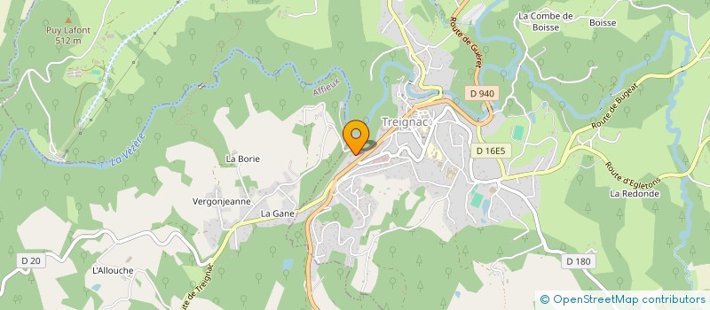 localisation de l'entreprise SCI ST  AFFIEUX