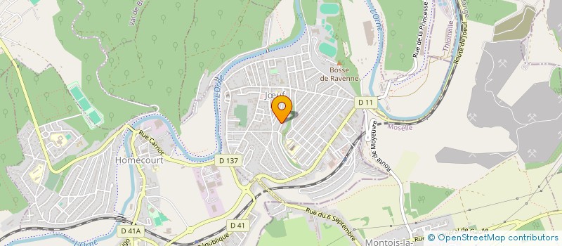 localisation de l'entreprise SCI ST  JUF