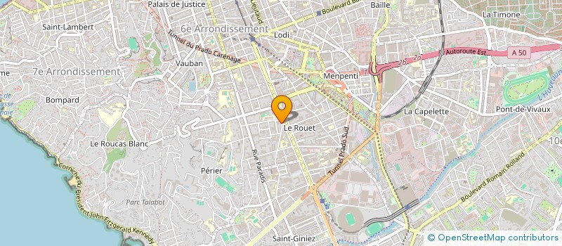 localisation de l'entreprise SCI ST 814  MARSEILLE