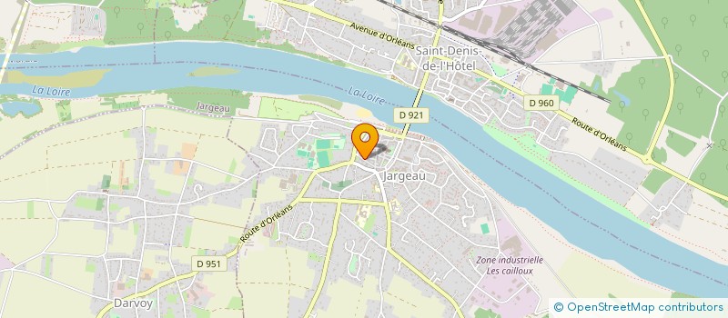 localisation de l'entreprise SCI ST AIGNAN à JARGEAU
