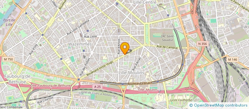 localisation de l'entreprise SCI ST ALBAN  LILLE