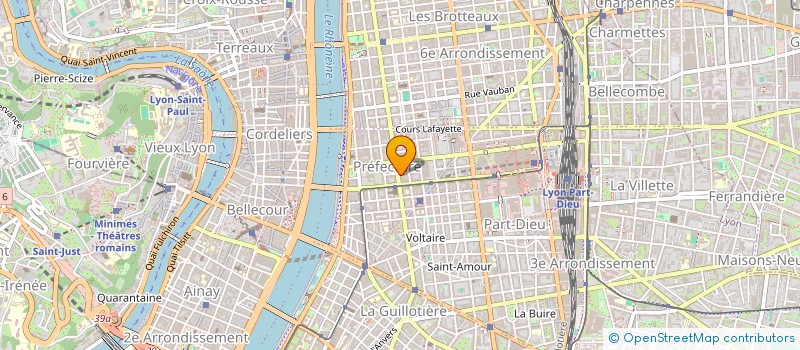 localisation de l'entreprise SCI ST ANDRE 1  CALUIRE-ET-CUIRE