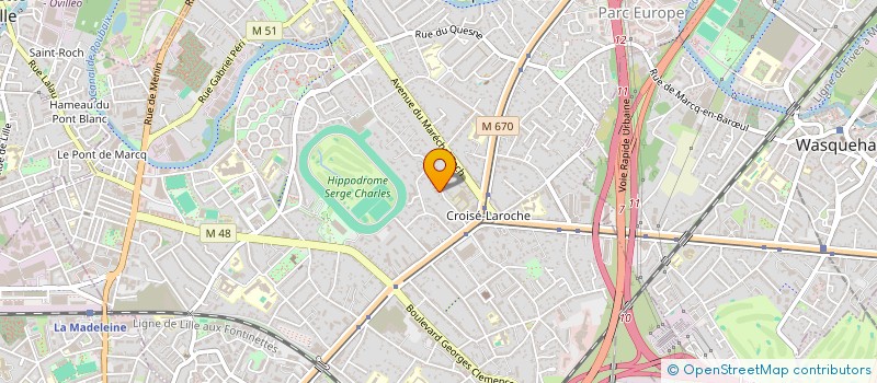 localisation de l'entreprise SCI ST ANDRE  MARCQ-EN-BARUL