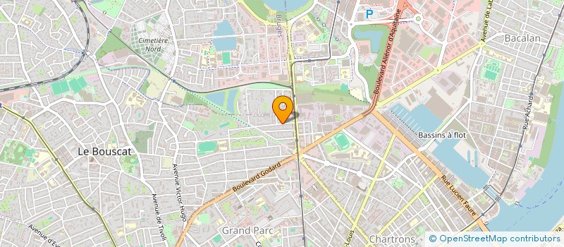 localisation de l'entreprise SCI ST ANDRE DES BRIS  LE BOUSCAT