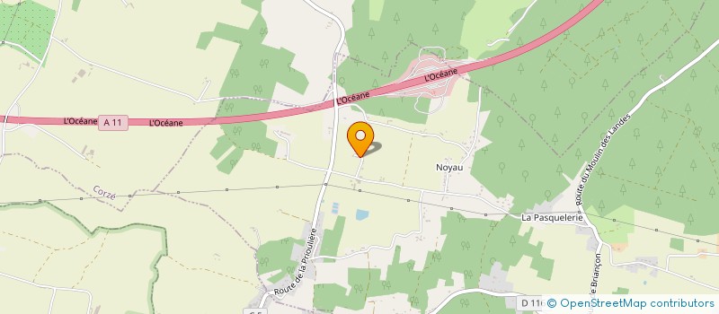 localisation de l'entreprise SCI ST ANGE  LOIRE-AUTHION