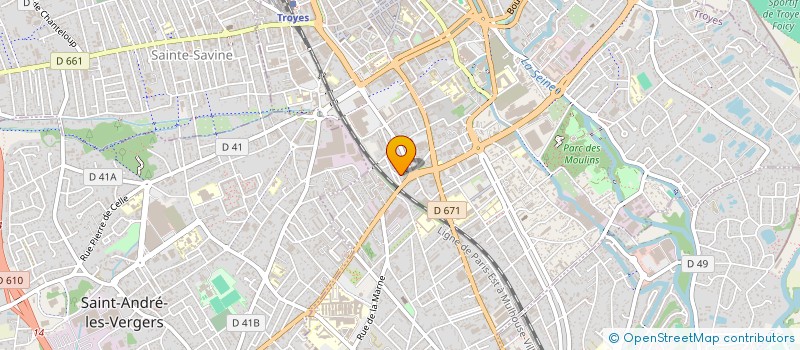 localisation de l'entreprise SCI ST ANTOINE  TROYES