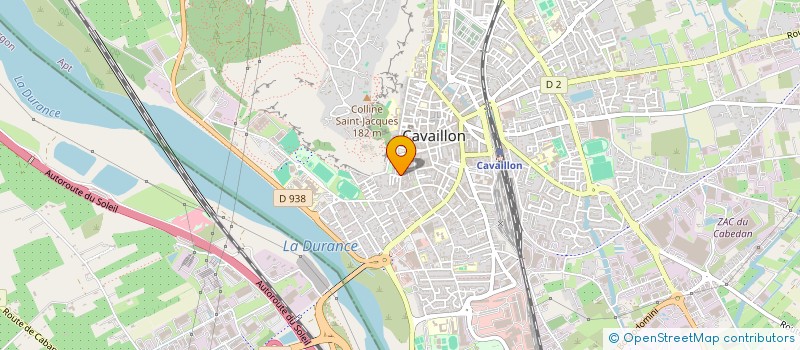 localisation de l'entreprise SCI ST AUGUSTIN  CAVAILLON