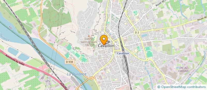 localisation de l'entreprise SCI ST AUGUSTINE  CAVAILLON