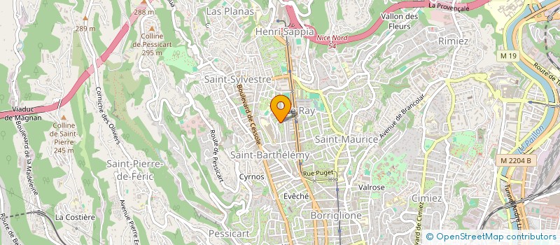 localisation de l'entreprise SCI ST BARTHELEMY à NICE