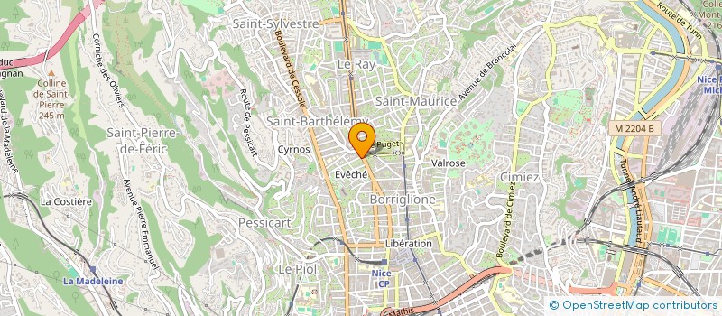 localisation de l'entreprise SCI ST BARTHELEMY à NICE