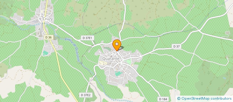 localisation de l'entreprise SCI ST BODILE  QUARANTE