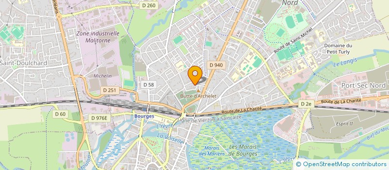 localisation de l'entreprise SCI ST BONNET PARMENTIER  BOURGES