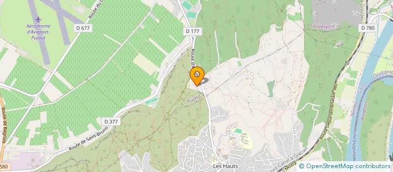 localisation de l'entreprise SCI ST BRUNO  PUJAUT