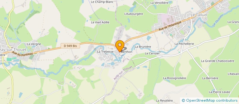 localisation de l'entreprise SCI ST CAMPIN  AZAY-SUR-THOUET
