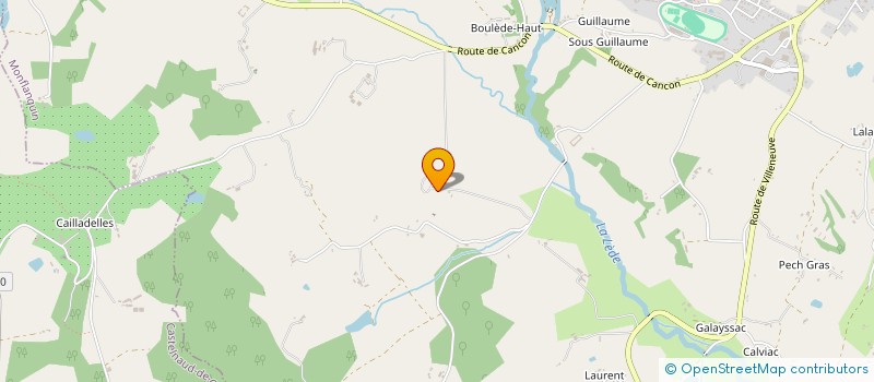 localisation de l'entreprise SCI ST CAPRAIX  MONFLANQUIN