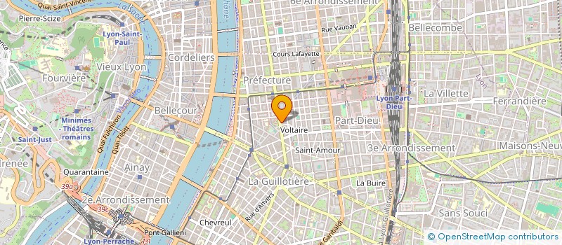 localisation de l'entreprise SCI ST CHARLES  LYON